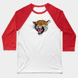 Snarling Jaguar Baseball T-Shirt